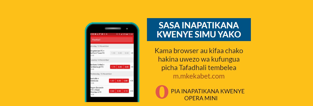 Mkekabet mobile version